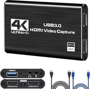 4K USB 3.0 Video Capture Card HDMI-kompatibel 1080P 60Hz HD Videorecorder - Bild 1 von 6