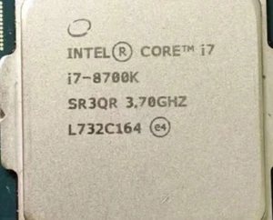 Intel i7-8700K SR3QR 3.70GHz CPU Desktop Unlocked 6C/12T Processor US seller - Picture 1 of 1