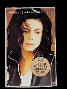 SEALED, Michael Jackson – Who Is It, Hype Sticker, Audio Cassette, US, 1993 - Picture 1 of 5
