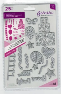 Troquel para manualidades de papel Gemini Crafter's Companion, paquete de accesorios 25 piezas Nuevo - Imagen 1 de 2