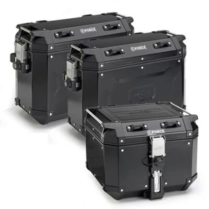 Kappa Bike Luggage K’FORCE MONOKEY Panniers Kit 127L Black For BMW F 800 GS 2009 - Picture 1 of 5