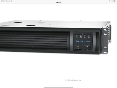 APC SMT1000RM2UC Smart UPS SmartConnect w/ AP9630 Network Management Card - Image 1 of 4