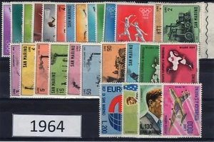 1964 San Marino Annata completa NO bf MNH - Imagen 1 de 1