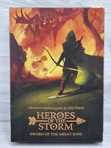 Heroes of The Storm Sword of the Great King Role play Game Mike Pohjola RARE RPG - Picture 1 of 12