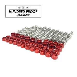 HUNDRED PROOF HARDWARE B Series Engine Bolt Kit B16a B18c B20 LS GSR [Red] - Bild 1 von 3