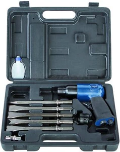 HEAVY DUTY AIR HAMMER WITH 5 CHISELS PNEUMATIC COMPRESSOR SCHEPPACH - Picture 1 of 3