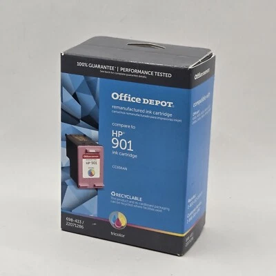 Ink Cartridge Fit HP 901 J4500 J4535 J4525 J4540 J4580 J4585 Office Depot Sealed - Image 1 of 4