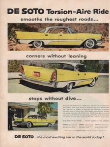 Vintage Print advertisement ad DE SOTO 1957 Fireflite Sportsman Torsion Aire ad - Picture 1 of 1