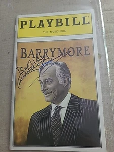 Revista Playbill firmada original Christopher Plummer BARRYMORE - Imagen 1 de 4