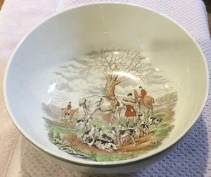 Fox Hunt Hunting Spode Serving Bowl The Huntsman - Picture 1 of 7