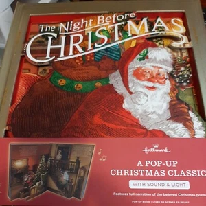 Hallmark's pop-up light up Christmas classic "The night Before Christmas" - Imagen 1 de 3