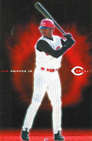 Ken Griffey Jr. CONTACT (2000) Cincinnati Reds Vintage Original 23x35 POSTER Cover