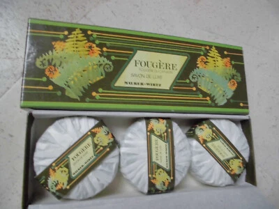 Fougère du Canada, Luxusseife Savon de Luxe -Set 3x 100g in GeschenkBox, vintage - Bild 1 von 2