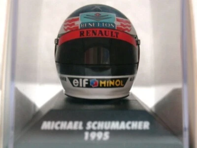 WOW EXTREMELY RARE Helmet M.Schumacher Benetton Nürburgring 1995 1:8 Minichamps - Image 1 of 4