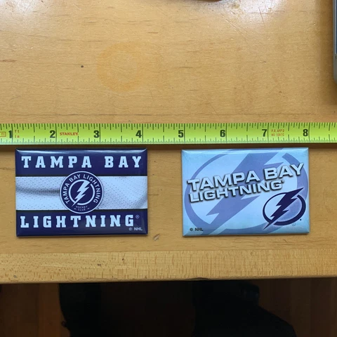 Qty 2 Tampa Bay Lightning magnets NHL Cover