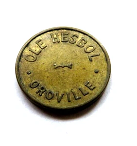 OLE HESBOL - OROVILLE CAL. GUT FÜR 5 CENT MARKE - Bild 1 von 2