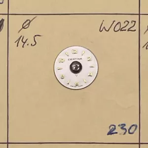 CERTINA ZIFFERBLATT DIAL FÜR 230 VINTAGE RARITÄT 3 - Picture 1 of 1