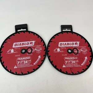 Lot of 2 Diablo 7-1/4 in. x 24T Framing Circular Saw Blade P0724R NEW - Picture 1 of 5