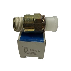 Genuine GM 92 95 G10 G20 G30 G2500 G3500 Engine Oil Hose Line Connector 12558339 - Picture 1 of 3