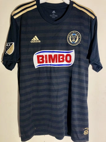 ADIDAS MLS JERSEY PHILADELPHIA UNION NAVY MEN'S SMALL Cover