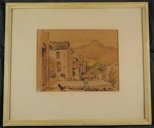 Original 1945 Watercolor by Listed Washington DC Artist Donald H Peterson - Picture 1 of 6