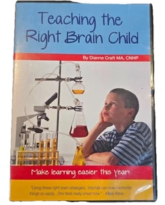 Teaching The Right Brain Child DVD Dianne Craft Math Phonics Vocab Spelling - Picture 1 of 1