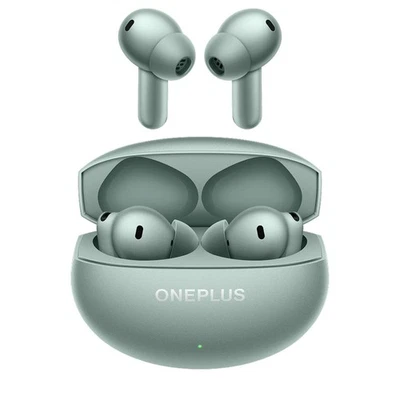 OnePlus Buds 4 TWS AURICOLARI ANC Adattiva Cuffie Wireless - Green Garanzia EU