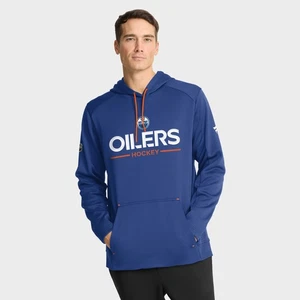 Fanatics Royal Edmonton Oilers Authentic Pro Rink Hoodie für Herren - Bild 1 von 10