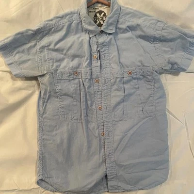 Rare 80s Skater Button Down T-Shirt Vintage XPLOITS - Image 1 of 4
