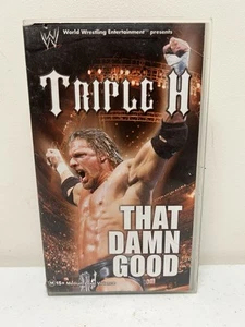 WWE Triple H That Damn Good VHS Video Tape WWF Wrestle Mania Rare OOP - Picture 1 of 7