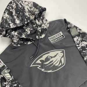 Oregon State Beavers Hoodie Men’s XL Charcoal OHT Military Appreciation Camo - Picture 1 of 9
