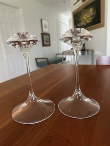 Candelabros de cristal Kosta Boda firmados por Kjell Engman 2068205 7" vidrio artístico sueco - Imagen 1 de 16