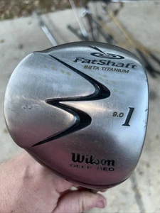 Wilson Fat Shaft Hyper Titanium Driver 9 Deg Right Handed Graffaloy Prolite R - Picture 1 of 7
