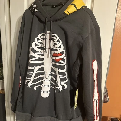 Members Only + The Chive Jacket Hoodie Men's 2XL Bones Gray - Image 1 of 4