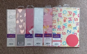 Gift Wrapping Paper - Hallmark - Mixed Occasions - Flat Sheets - Bundle of 6 - Picture 1 of 9