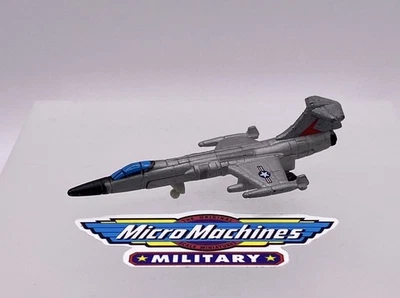 Micro Machines Military F-104 Starfighter Fighter Aircraft Galoob LGTI 1997 - Image 1 of 3