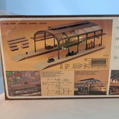 Bahnsteighalle Faller 120180 Bausatz H0 1:87 in OVP - Bild 1 von 4