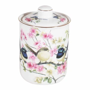 Elegant Kitchen Dining Blue Wren Bird Single Canister - Imagen 1 de 1
