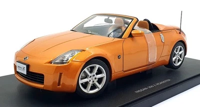 Autoart échelle 1/18 Diecast 77372 - Nissan 350 Z Roadster (LHD) - Orange coucher de soleil - Photo 1/4