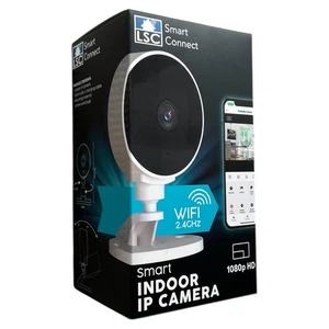 LSC Smart Connect IP-Kamera Innenbereich Überwachungskamera 1080p HD 2.4GHz Wifi - Picture 1 of 5