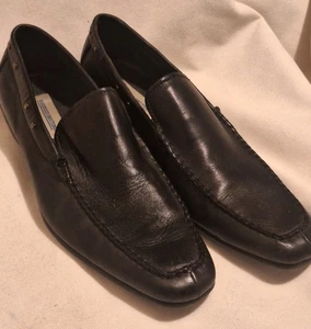 Giorgio Brutini Black Leather Loafers Men's Size 10.5M - Picture 1 of 10