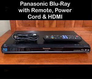 Panasonic Blu-Ray DVD Player Includes Remote, Power Cord & HDMI Tested DMP-BD60