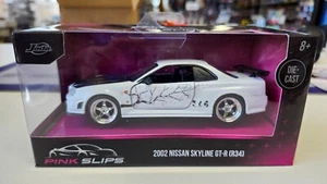 Nissan Skyline GT-R 2002 (R34) Jada Pink Slips en blanco 1:32 - Imagen 1 de 6
