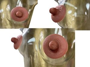 BIMEI Adhesive Silicone Nipples Reusable for Breast Forms Drag Queen Transgender