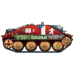 Kit Modelo Academy Hobby - Tanque Alemán 1/35 Jagdpanzer 38(t) Hetzer “Praga 1945” - Imagen 1 de 5
