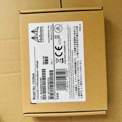 Mellanox MCX354A-FCBT FDR InfiniBand + 40GigE Dual-Port QSFP Network Card PCIe - Image 1 of 2