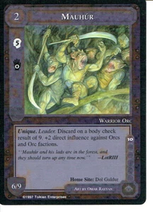 MIDDLE EARTH AGAINST THE SHADOW RARE CARD MAUHUR ex - Picture 1 of 1