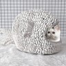 Winter Warm Shark Mouth Pet Dog Cat House Dog Bed Kennel Igloo/Cave Bed Mat Gray