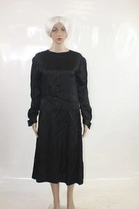 Biedermeier Kleid, Original, um 1900, schwarz - Picture 1 of 1