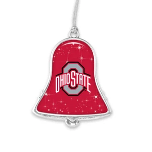 62008 Ohio State Glocke Weihnachtsschmuck mit Sternen - Bild 1 von 2